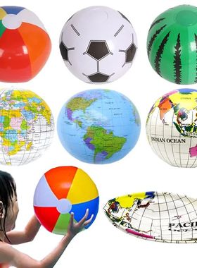 6 Styles Kids Inflatable Water Games Beach Ball Swimming Poo