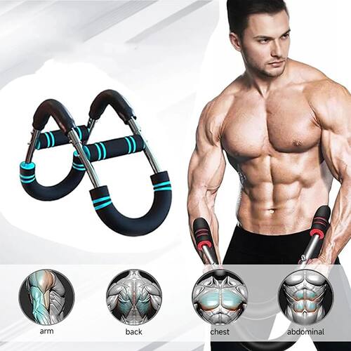 Adjustable Arm Trainer With Resistance Bands Detachable Ches