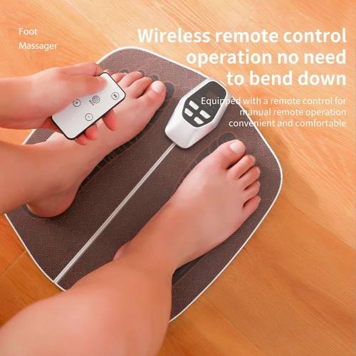 EMS Foot Massager Pad remote control Muscle Stim
