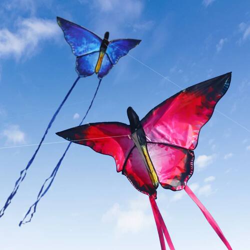 Beautiful butterfly kites Red Crystal Butterfly kit