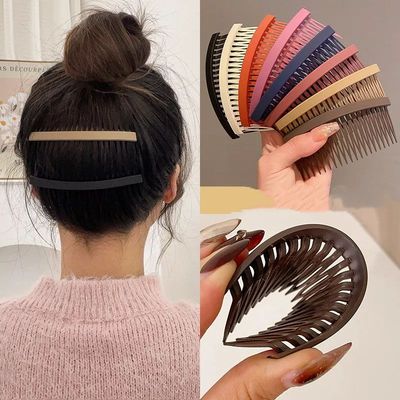Women Fashion Hair Comb Large Simple Hairpin Bangs Fixed Arr