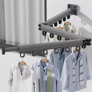 Retractable Clothes Hanger,Aluminum Alloy Folding Drying