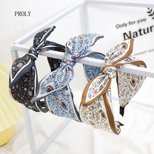 PROLY New Fashion Women's Headband Wide Side Flower Hairband