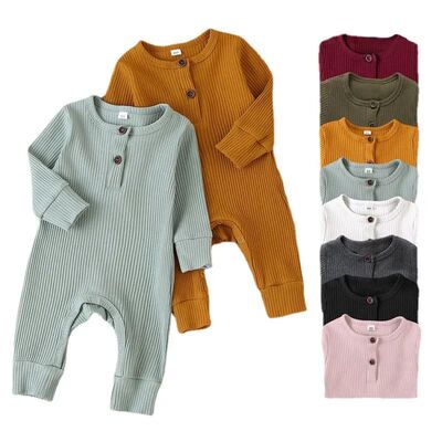 Autumn Newborn Infant Baby Boys Girls Romper Playsuit Overal