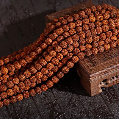 108pcs Ethnic Vajra Bodhi Rudraksha Beads For Making Bracele