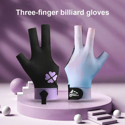 Left Hand Billiards Glove Three Finger Snooker Billiard