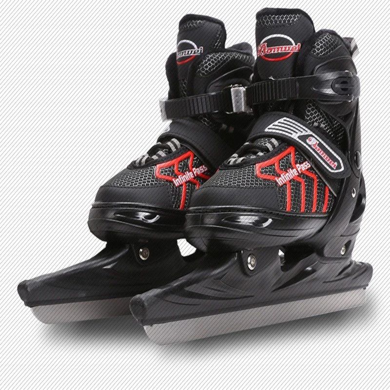 patin à glace Roller Skates Adjustable Warm Children Adult
