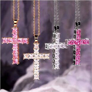 New Fashion Necklaces Female Pendants Gold Multi Color Cryst