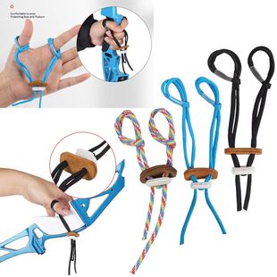 Archery Bow Sling Durable Archery Finger Sling with Adjustab