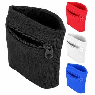 Keys Storage Zipper Unisex Sport Coin Pocket Wrist Wristband