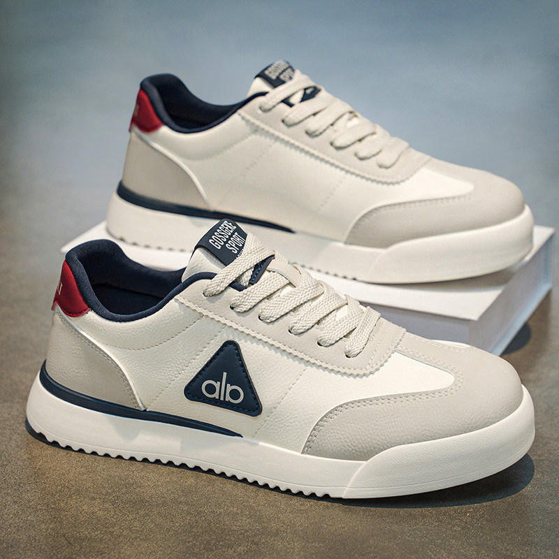 男鞋春季2026新款青少年百搭防滑运动潮鞋厚底增高软底休闲小白鞋,流行男鞋,单鞋,淘宝优惠券,粉丝福利购,淘宝优惠卷