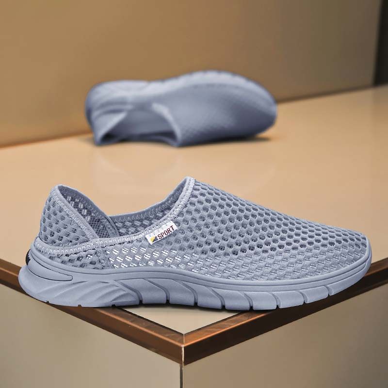 网面鞋男夏季2025新款软底轻便休闲散步男士网眼镂空透气开车网鞋,流行男鞋,网面鞋,淘宝优惠券,粉丝福利购,淘宝优惠卷