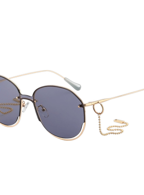 花雨伞圆脸时尚风韩版太阳镜