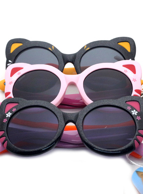 新款安比儿童太阳镜防紫外线女童宝宝眼镜小孩遮阳镜B21208