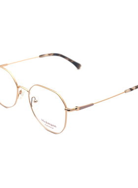 Hickmann/海歌漫眼镜框个性多边设计圆脸女时尚男眼镜架 HIC1078