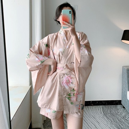 纯棉汗蒸服女汤泉衣服带胸垫新款2024浴服大码桑拿服前后开艾灸服