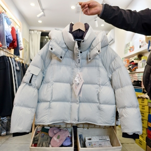 创美2025新款女童加厚保暖羽绒服儿童洋气时髦外套中童冬季羽绒服