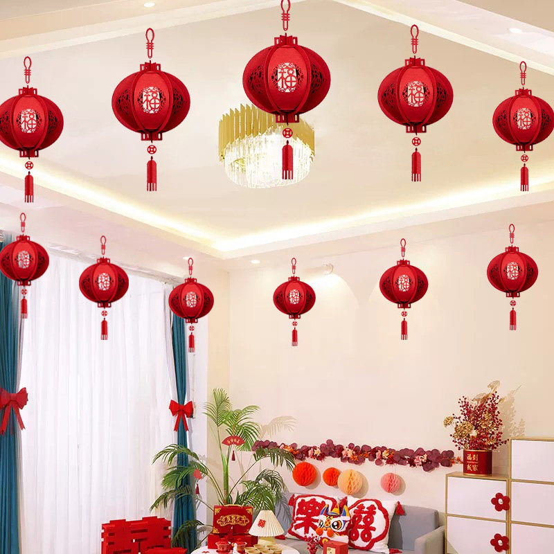 2026马年新年装饰布置春节过年客厅天花板吊顶立体福字灯笼门挂件,节庆用品/礼品,福字/窗花/窗贴,淘宝优惠券,粉丝福利购,淘宝优惠卷