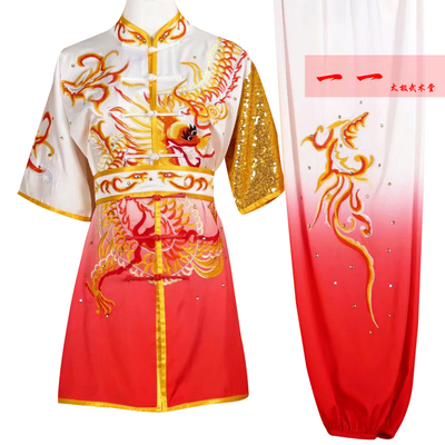 短袖儿童器械武术表演服比赛服