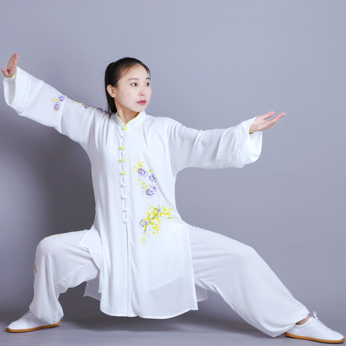 彩绘比赛服男女款表演练功服滕花