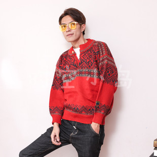 DALE OF NORWAY挪威 小鹿 复古费尔岛 森林 北欧雪柄套头保暖秋冬