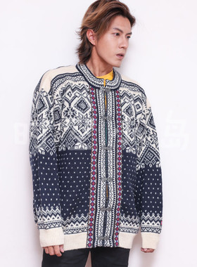 DEVOLD 挪威产北欧特色民族花纹手工匠人精神羊毛衣 男女