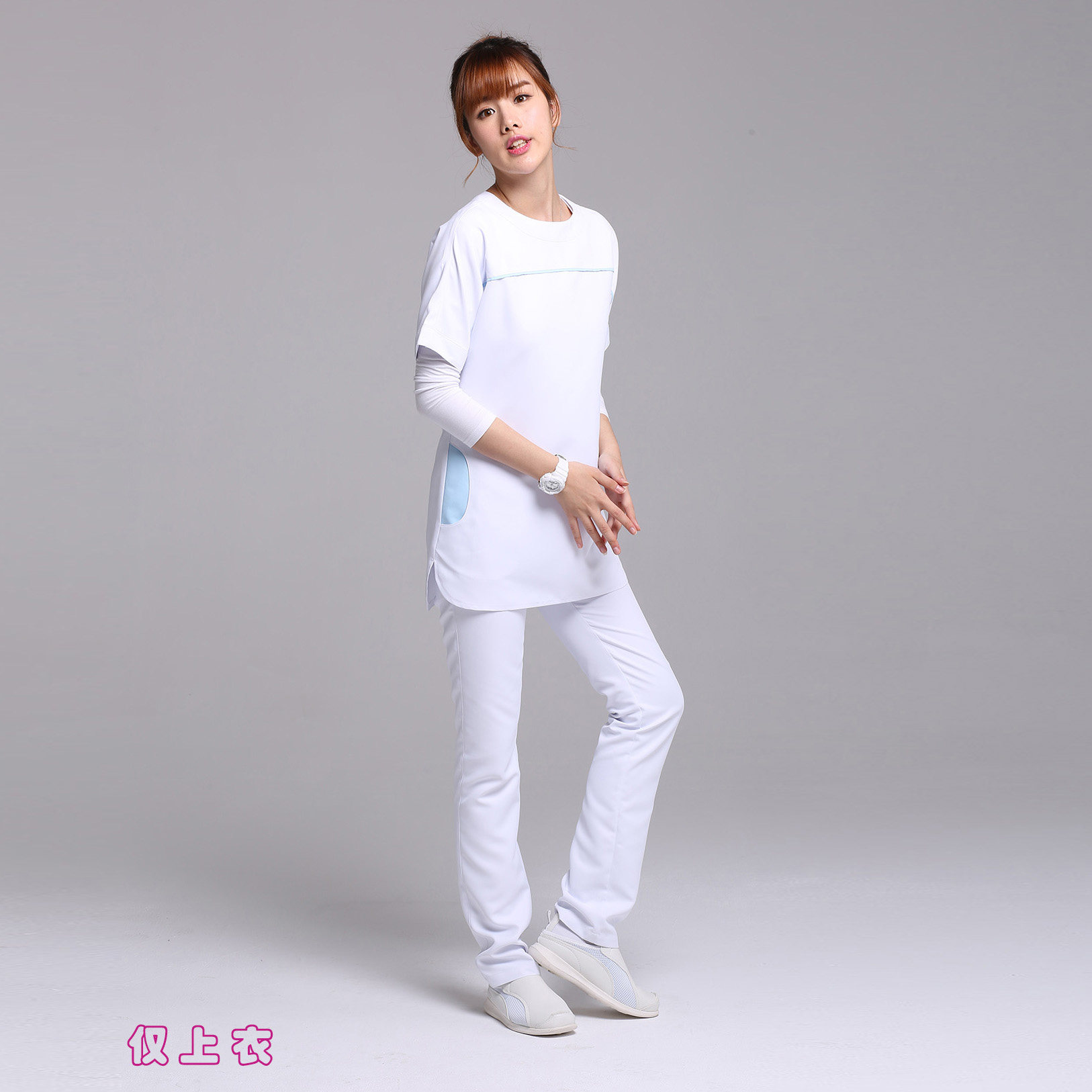 82021 洗手衣男女纯棉长袖刷手服套装短袖手术服手术室医生美容院