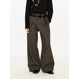 26/春千鸟格打褶微阔A字休闲长裤西裤K0220-P68M-2XL，男装西裤，电商A330-1