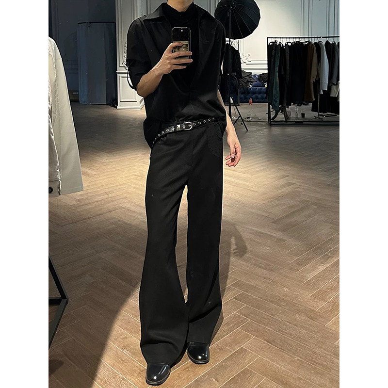 「积淀」双层卷边领短袖打底男女PL15-P48,男装Polo衫,电商A330-1