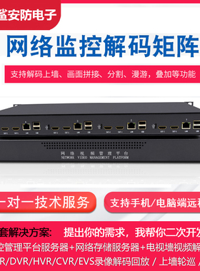 视频监控网络解码器矩阵拼接屏处理器DS-6A04UD /6A08UD /6A20UD