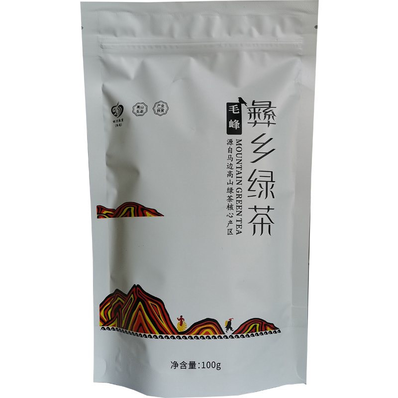 峨眉雪芽 马边高山茶 毛峰绿茶100克 四川马边彝乡绿茶 24年新茶