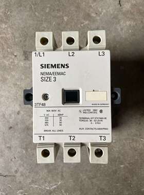 西门子接触器3TF48,未使用,无外包装,线圈110伏的-议价