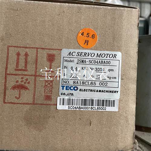东元伺服电机JSMA-SC04ABA00两个400w