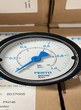 费斯托FESTO 8037008 面板式压力表 PA(询价）