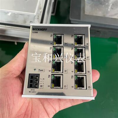 倍福CU2008-0000百兆8口工业交换机 Etherne