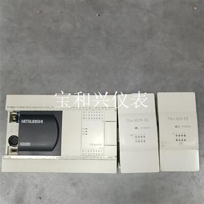 三菱FX3GA-40MT-CM一台,带扩展模块FX2N-8E