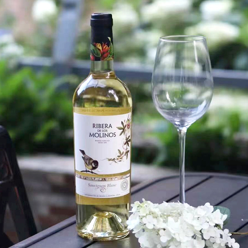 鸣翠山庄长相思干白葡萄酒西班牙原瓶进口法定产区DO级宴请送礼