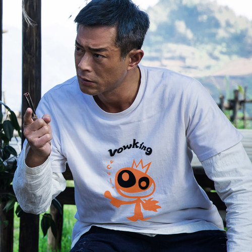 美式复古短袖纯棉衣服