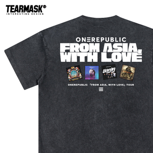 onerepublic共和时代演唱会周边t恤一体共和摇滚乐队同款短袖衣服