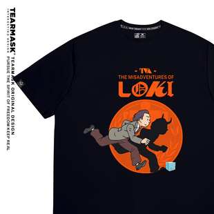loki洛基2TVA周边t恤时间变异管理局第二季同款宽松纯棉短袖衣服