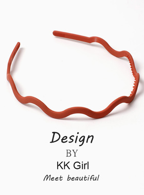 波浪洗脸压发发箍网红2026年新款简约防滑头箍碎发神器带齿发卡女