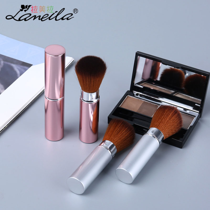 腮红刷散粉刷便携款伸缩带盖正品粉底化妆刷定妆刷软毛刷子一支装