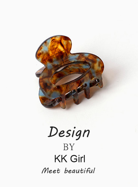 醋酸半扎发小抓夹发饰后脑勺发夹夏天高级感头饰高马尾固定神器女