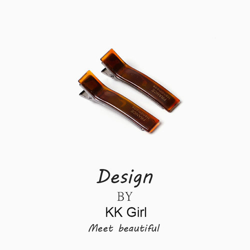 气质简约醋酸一字夹新款刘海发夹