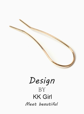 韩版现代风时尚盘发神器发簪简约气质金属发插发钗头饰女簪子发饰