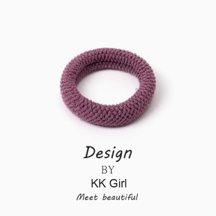 高弹力无接缝皮筋女扎头丸子头发圈头饰绑发不伤发无痕头绳发饰