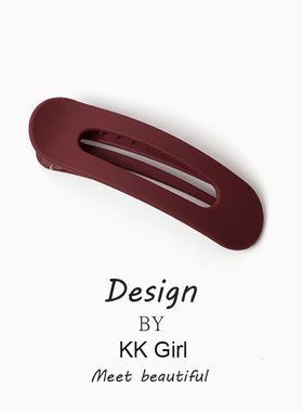 发夹2025新款高端感大号鸭嘴夹刘海夹少女边夹后脑勺发卡网红头饰