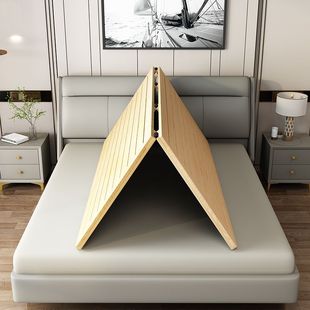 归点实木硬床板折叠1.5米木板垫片1.8松木排骨架硬床垫护腰护脊椎