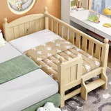 Детское ограждение из натурального дерева для приставной кровати, кроватка