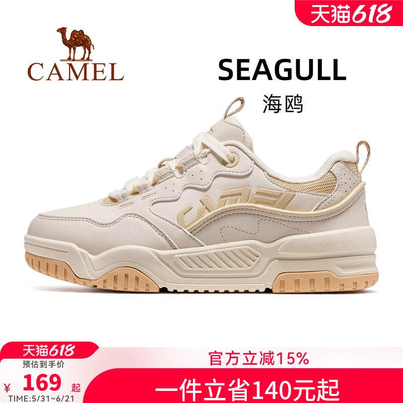骆驼海鸥运动鞋女款2026秋季新款鞋子女鞋防滑透气休闲鞋板鞋女士